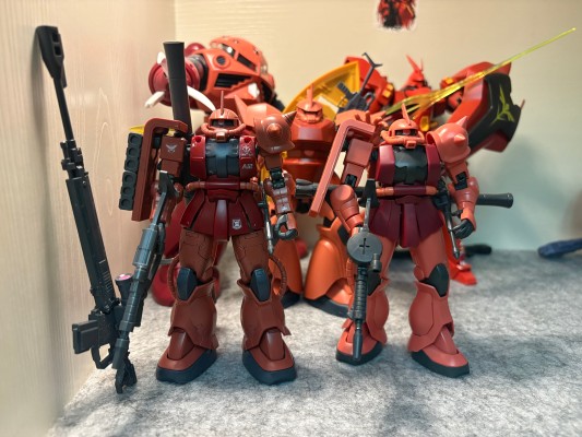 HGGTO 机动战士高达 THE ORIGIN MS-06S 夏亚专用扎古II 赤色彗星Ver.