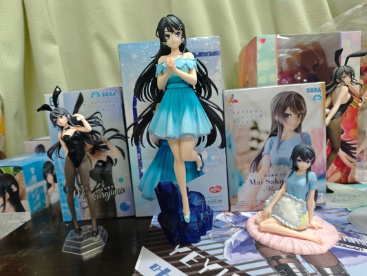 青春猪头少年系列 樱岛麻衣 宝石连衣裙