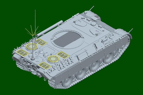 编号:84831 1/48 装甲车辆系列 德国黑豹A型侦查坦克