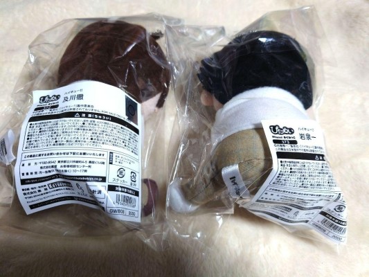 贴心玩偶 排球少年!! 日向翔阳、影山飞雄、月岛萤、及川彻、岩泉一、黑尾铁朗、孤爪研磨、木兔光太郎、赤苇京治、宫侑、宫治、北信介