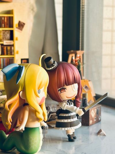 粘土人#2370 邪神与厨二病少女 花园百合铃