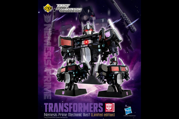 胸像传奇 暗黑擎天柱 可动机甲胸像