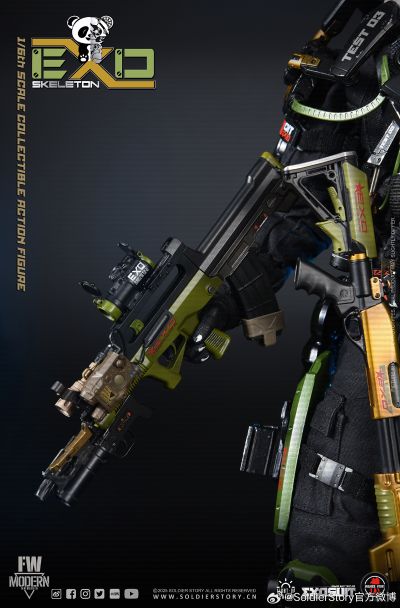 SS141 1/6 机械外骨骼装甲“试验型3号”“熊猫分队” 收藏可动人偶普通版