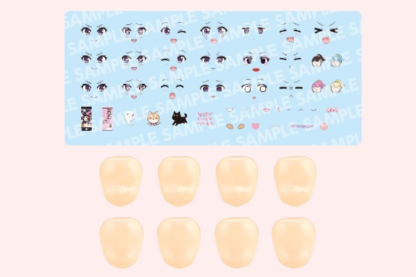 创彩少女庭园 自定义脸部 与 水贴套装 第七弹 【结城圆用B】