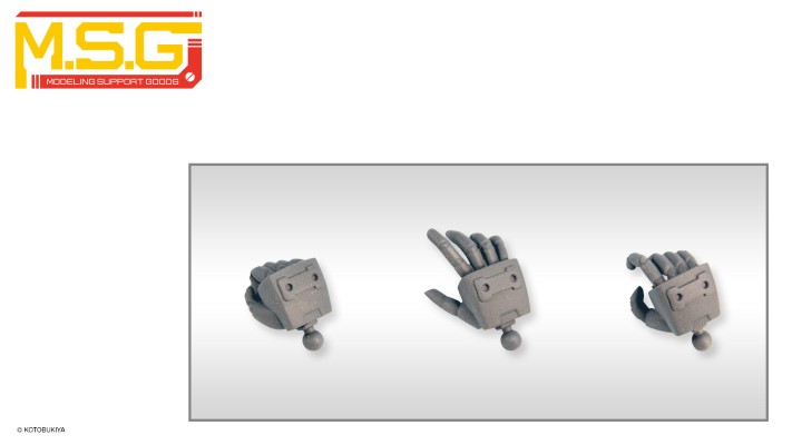 M.S.G造型手组件 MB-32 圆指手A