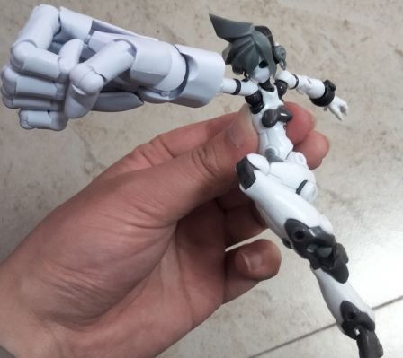 艺术参考工具 手部模型 男/右手 -灰色-