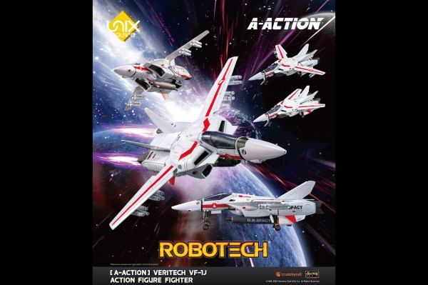 A-Action 超时空要塞 VF-1J 可动模型 战斗机模式