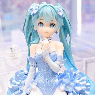 压泡面 初音未来 花仙子 粉蝶花 浅蓝色款
