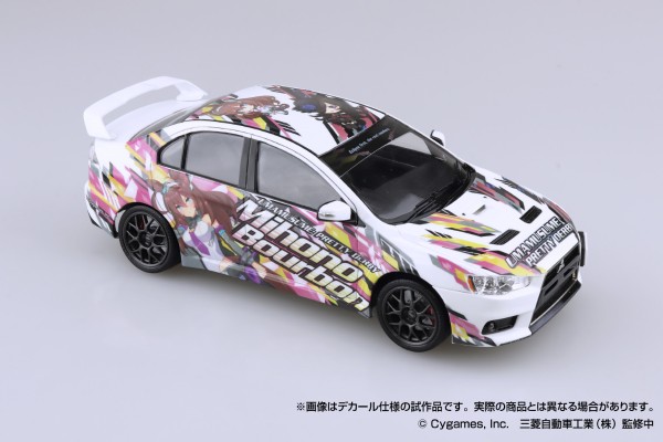 1/24 痛车 No.3 赛马娘 Ver.2 CZ4A 蓝瑟翼豪陆神 最终版 2015款（三菱）