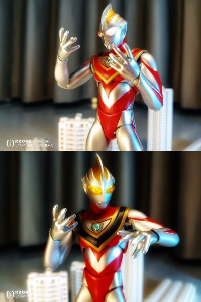 ULTRA-ACT 盖亚奥特曼+XIG希格队战斗机套装