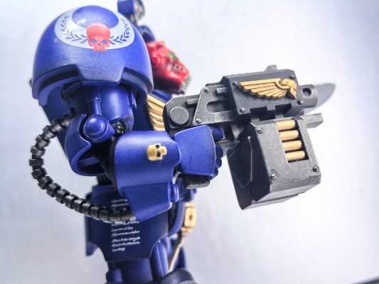 战锤40000 极限战士 终结者小队 配备能量剑和传送定位器的军士