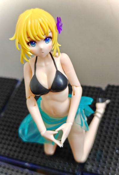 创彩少女庭园 佐伯利兹 泳装 发型变换版