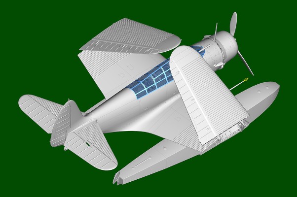 编号:81784 1/48 军用飞机系列 美国TBD-1A“蹂躏者”水上鱼雷攻击机