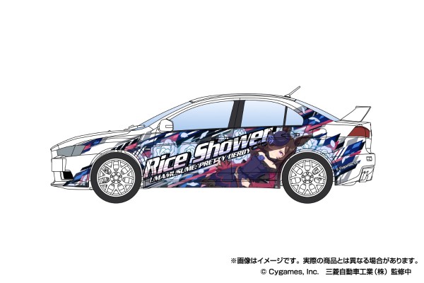 1/24 痛车 No.3 赛马娘 Ver.2 CZ4A 蓝瑟翼豪陆神 最终版 2015款（三菱）