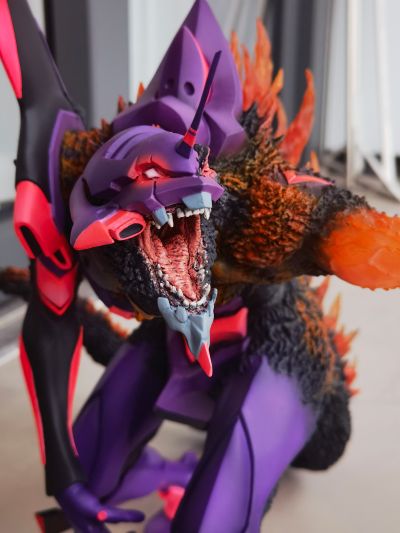 东宝30厘米系列 新世纪福音战士初号机 红莲哥斯拉觉醒形态