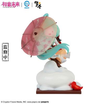 初音未来 Q版手办 雪映红梅