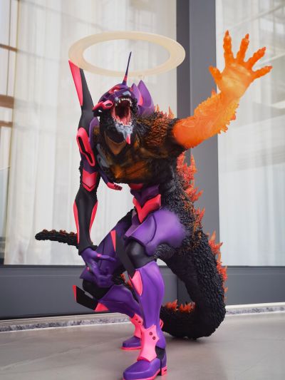 东宝30厘米系列 新世纪福音战士初号机 红莲哥斯拉觉醒形态