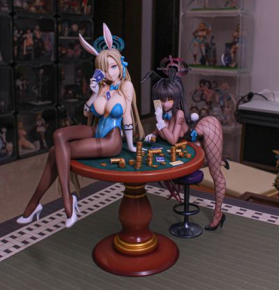 蔚蓝档案 角楯花凛（兔女郎）Game Playing