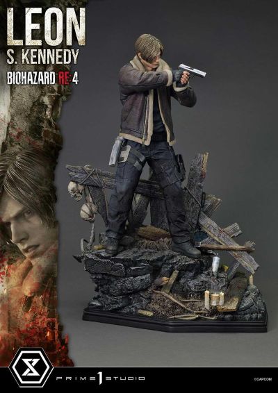 究极稀有主线 生化危机4 重制版 里昂·斯科特·肯尼迪VS电锯男