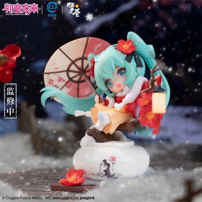初音未来 Q版手办 雪映红梅