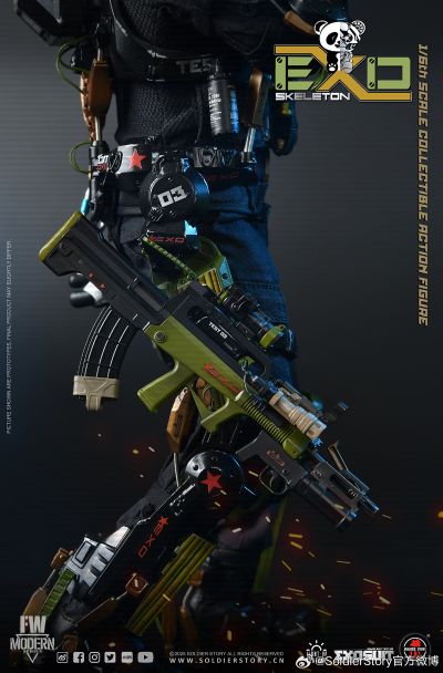 SS141 1/6 机械外骨骼装甲“试验型3号”“熊猫分队” 收藏可动人偶普通版