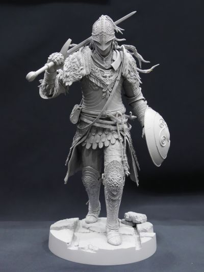 艾尔登法环-白狼战鬼 1/6雕像