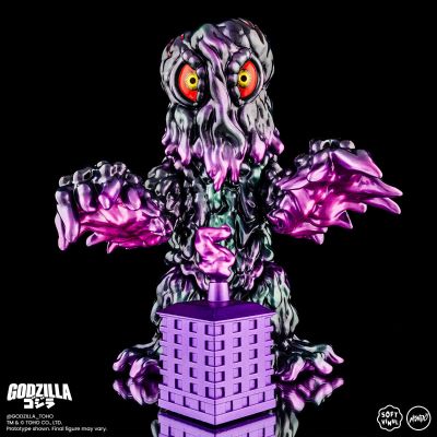 哥斯拉 与 黑多拉 软胶模型套装 油污变种