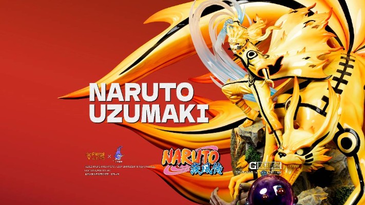 火影忍者疾风传 九喇嘛链接模式 漩涡鸣人 1/6 雕像