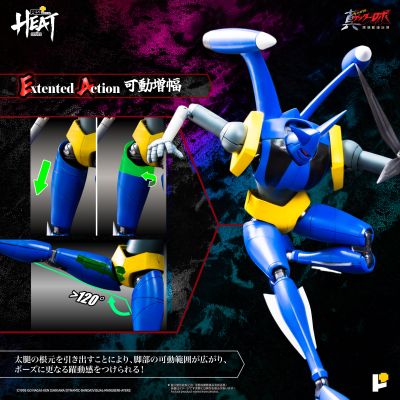 METAL HEAT系列 真盖塔机器人 世界最后之日 三一万能侠狮虎/盖塔狮虎