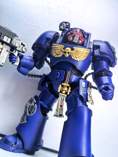 战锤40000 极限战士 终结者小队 配备能量剑和传送定位器的军士