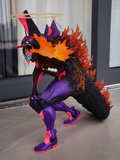 东宝30厘米系列 新世纪福音战士初号机 红莲哥斯拉觉醒形态