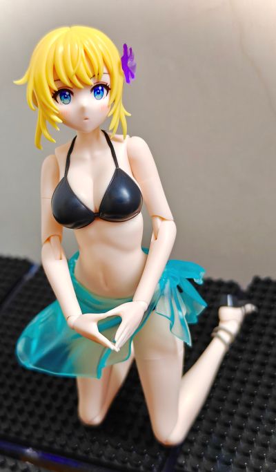 创彩少女庭园 佐伯利兹 泳装 发型变换版