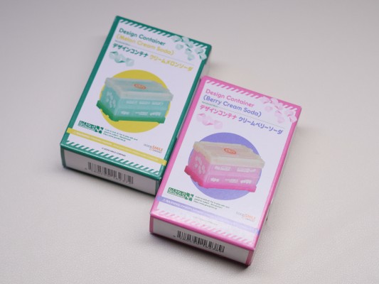 粘土人配件系列 折叠收纳箱 奶油密瓜汽水 / 奶油莓子汽水 / 马里布01 / 马里布02