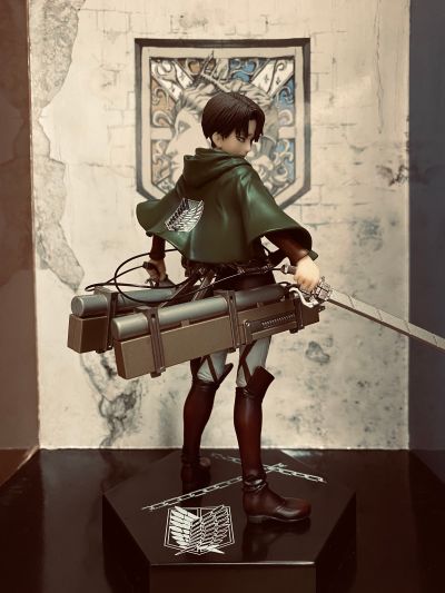 一番くじ 进击的巨人 -くじ奪還作戦- A賞 リヴァイフィギュア 立体機動ver.