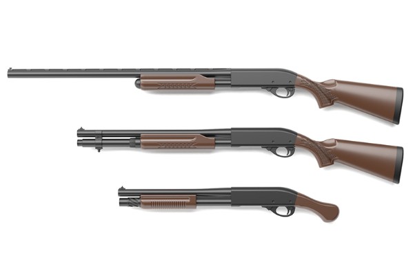 小军械库 LA055 M870霰弹枪 木柄样式