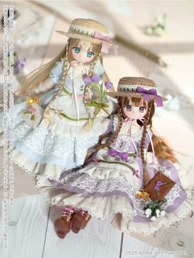 POD053-MLB 艾莉丝收集 小型 米拉/信与花 蓝色粉蝶花