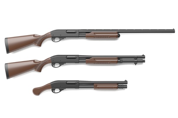 小军械库 LA055 M870霰弹枪 木柄样式