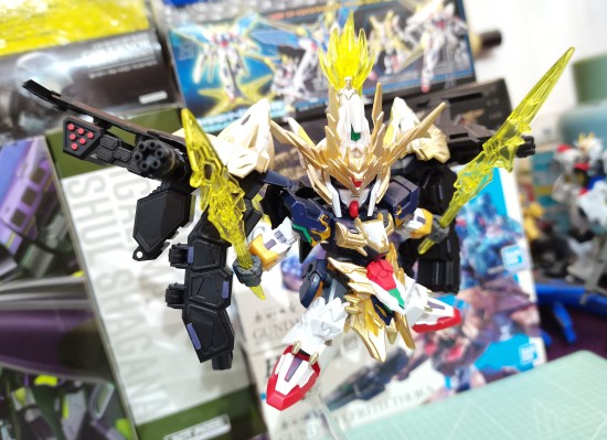 SDW HEROES SD高达世界 群英集 龙骑士传说 赵云00高达 指挥官组件