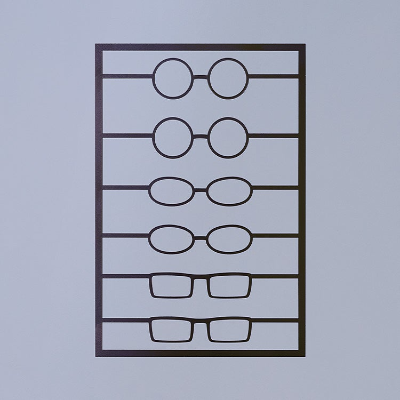 粘土娃 蚀刻眼镜套组