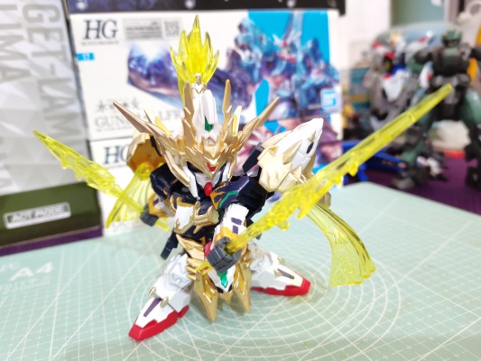 SDW HEROES SD高达世界 群英集 龙骑士传说 赵云00高达 指挥官组件