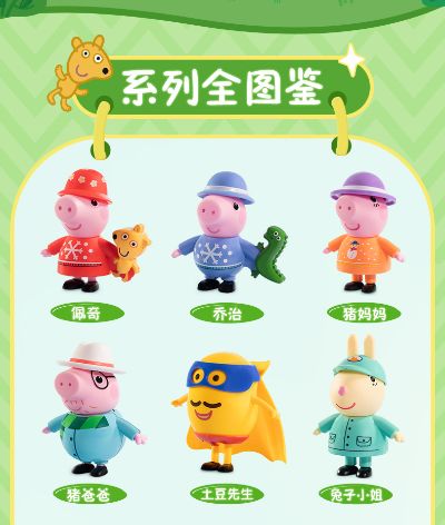 小猪佩奇“惊喜人偶”系列盲盒