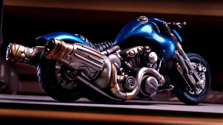 Blue Hakaida Bike