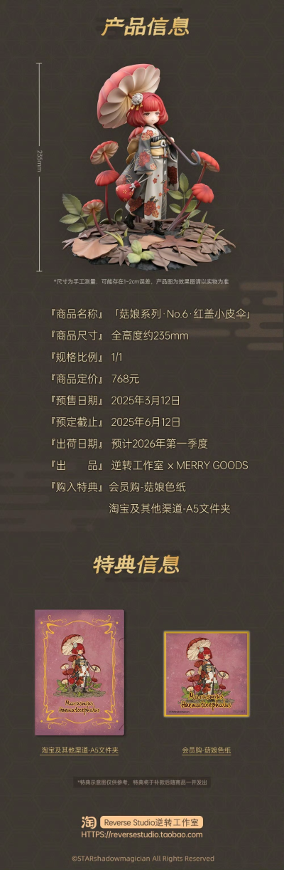 菇娘系列No.6 红盖小皮伞