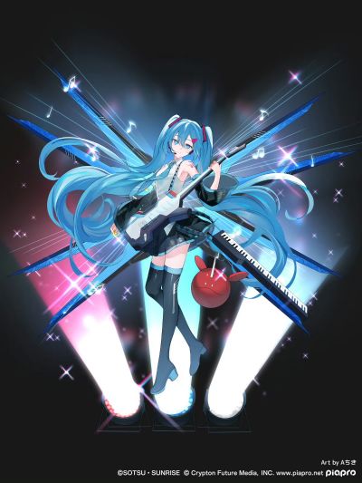 Lucrea  高达45周年联名初音未来 初音未来·飞翼高达零式EW形态