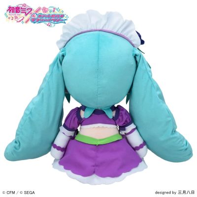 初音未来×时尚魔女拉芙与贝莉 软绵绵玩偶 闪亮紫色 (LL尺码)