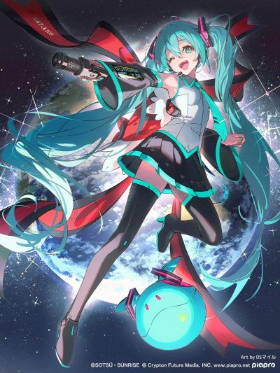 Lucrea  高达45周年联名初音未来 初音未来·飞翼高达零式EW形态