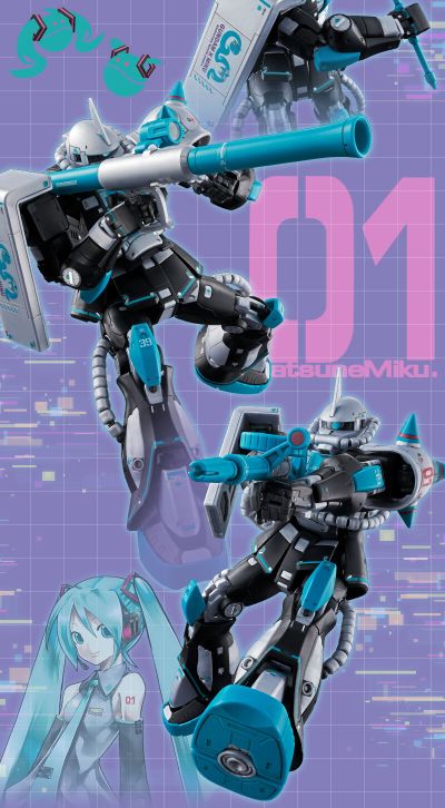 RG 1/144 MS-06S 扎古II [初音未来版]