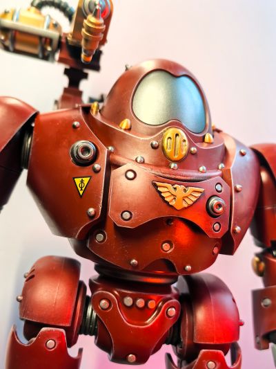 战锤40000 机械修会 装备怒焰喷火器的卡斯特兰机器人