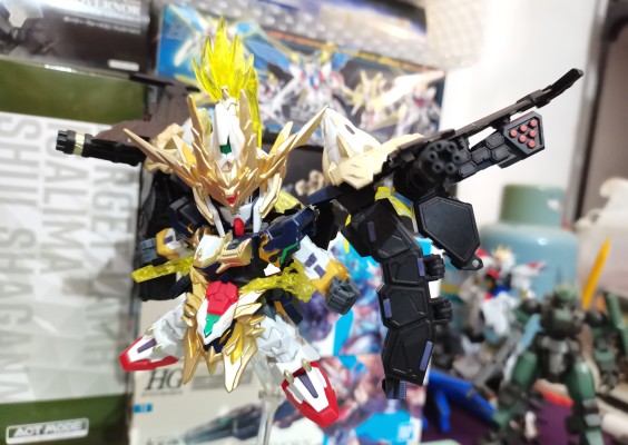 SDW HEROES SD高达世界 群英集 龙骑士传说 赵云00高达 指挥官组件