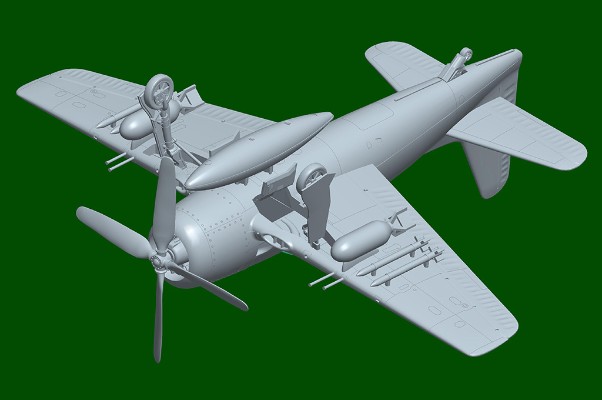编号：87269  1/72 军用飞机系列 美国 F8F-2“熊猫”战斗机